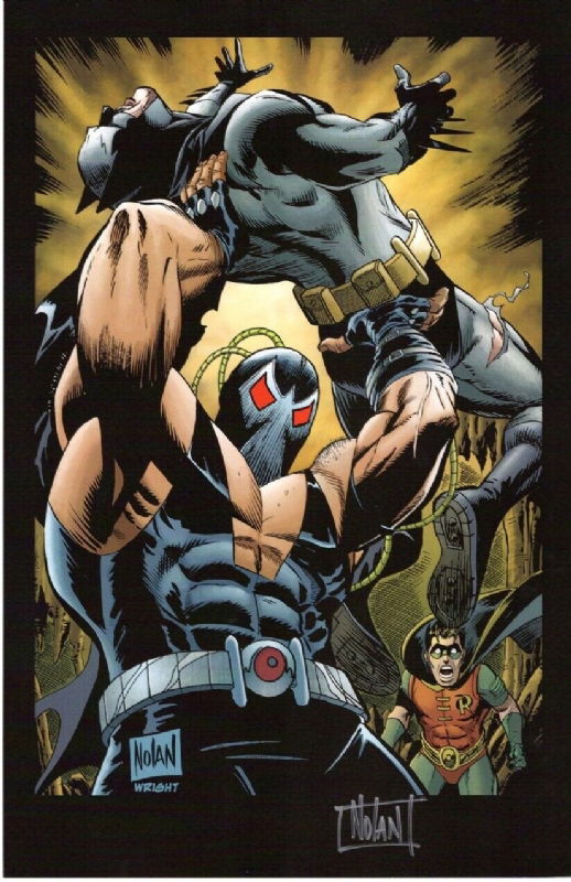 Bane Color Print Signed By Co-creator Graham Nolan, In Inkwell Awards's 