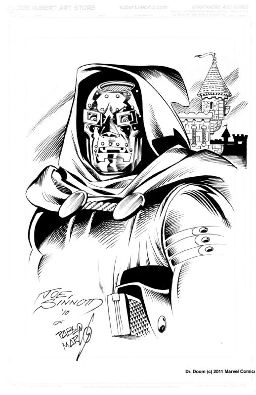 Dr. Doom inked by Pablo Marcos, in Inkwell Awards's 2011 Joe SInnott ...