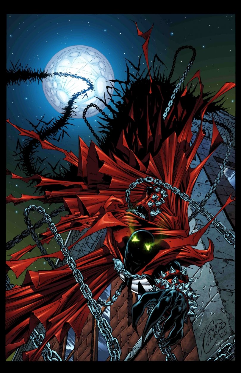 Spawn by Kevin Conrad Colored, in Roland Maarschalkerweerd's Color  Commissions Comic Art Gallery Room