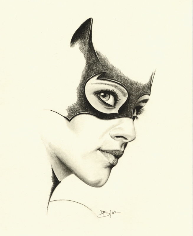 Catwoman 2, in David K's David K Art Comic Art Gallery Room