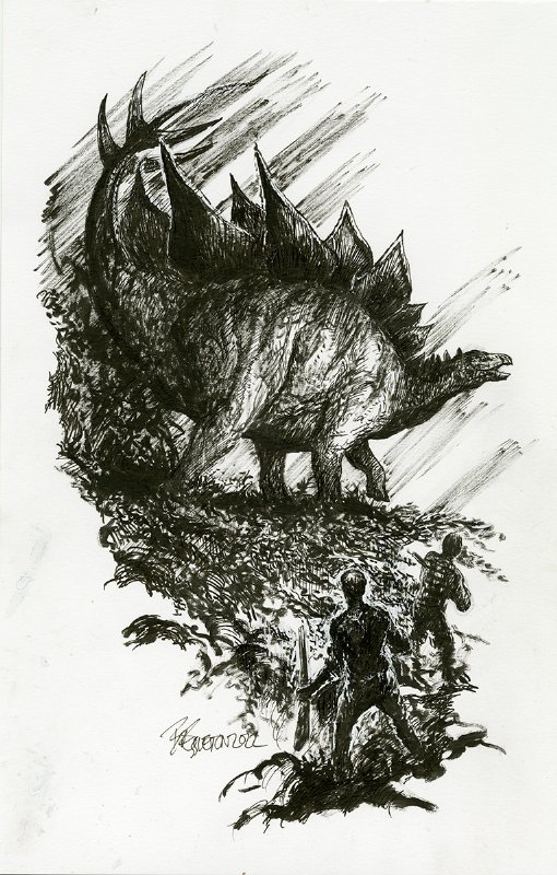 Bob Eggleton - Kong Stegosaurus, in Martin Arlt's Bob Eggleton Comic ...