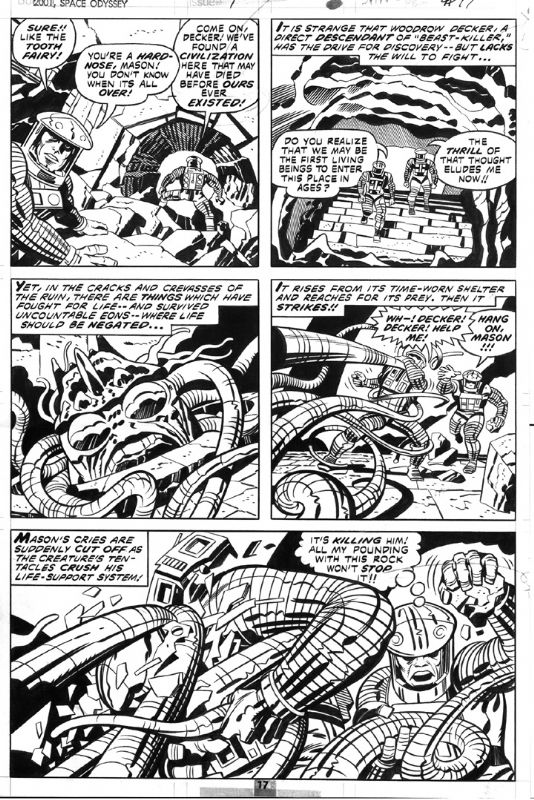 Kirby 2001 #1 P17, In Martin Arlt's Jack Kirby Comic Art Gallery Room