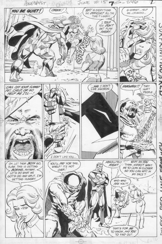 Keith Giffen/ Ernie Colon - Amethyst #15 pg 7 Issue 15 Page 7, in ...