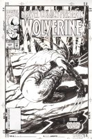 PRATT, GEORGE - Marvel Comics Presents #137 cover, Wolverine - naked & feral Comic Art