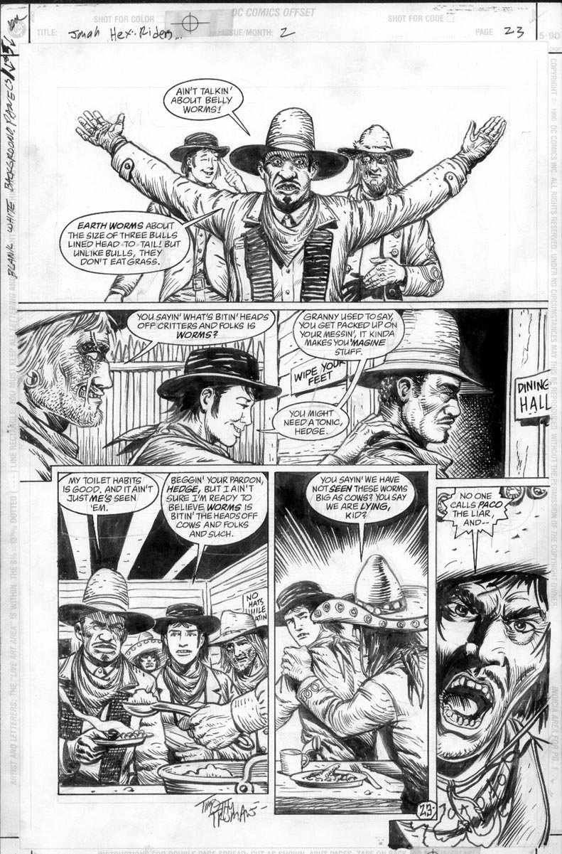 TRUMAN, TIM - Jonah Hex: Riders #2 Vertigo pg 23, in Stephen Donnelly's ...