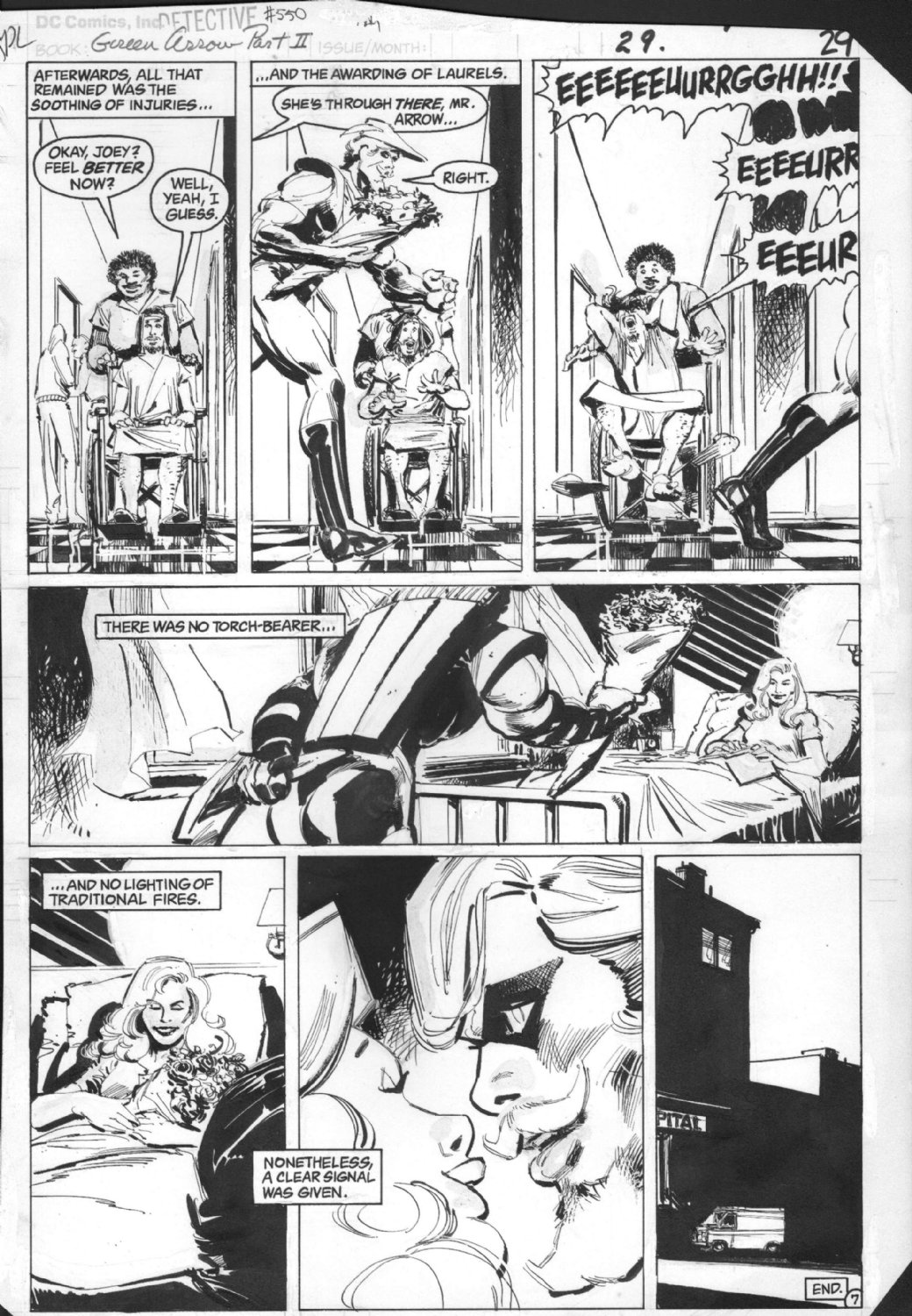 9.2 DC COMICS BATMAN ALAN MOORE GREEN ARROW SIDE STORY Detective Comics #550 NM