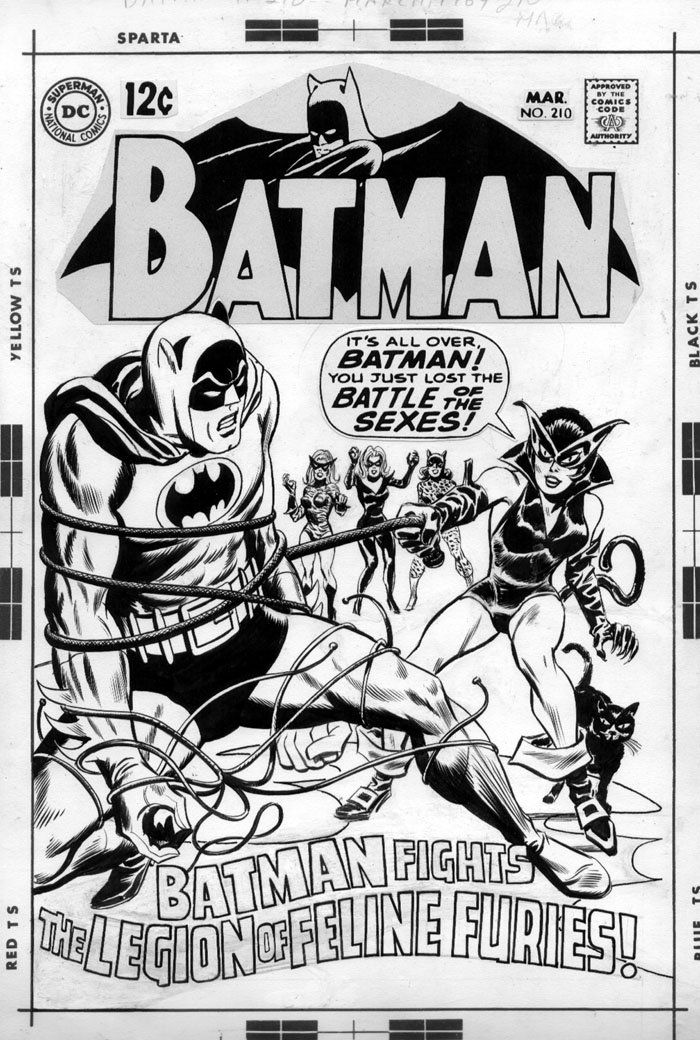 INFANTINO & IRV NOVICK - Batman #210 alt. cover: Batman - Catwoman, in  Stephen Donnelly's _COMIC BOOK ART: Comic Art Pages - For Super trade or  cash offers ONLY!* Comic Art Gallery Room