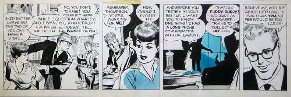KOTZKY, ALEX - Apartment 3-G daily 10/17 1961? , inspired by Lucile Ball Comic Art