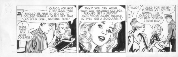 KOTZKY, ALEX - Apt 3-G daily 8-2 1970s, two girls Comic Art