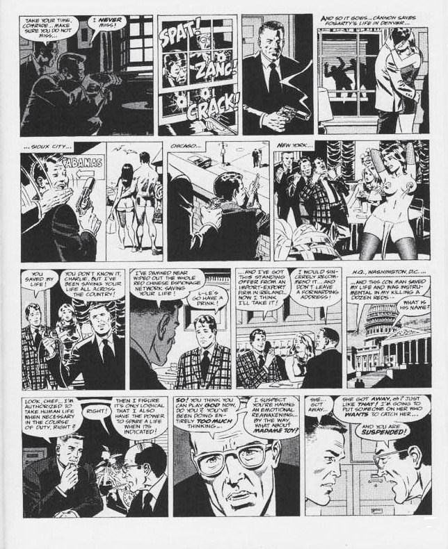 WOOD, WALLY - Cannon Sunday #52 Sunday, rare PG 13 example, in Stephen ...