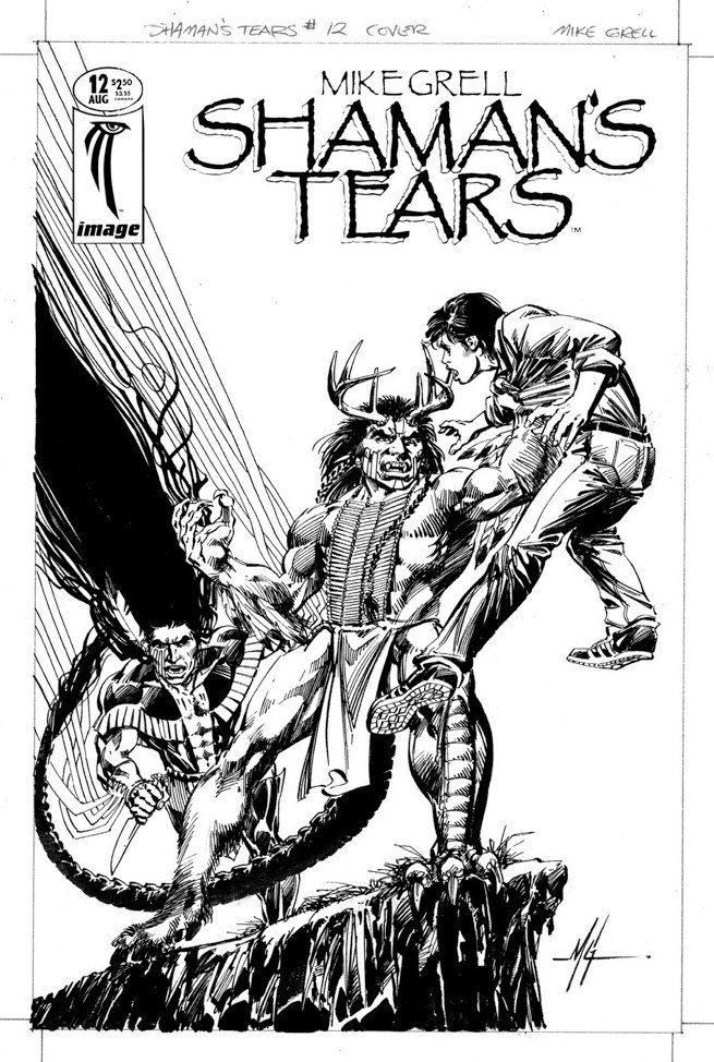 GRELL, MIKE - Shamans Tears #12 cover, in Stephen Donnelly's GRELL ...