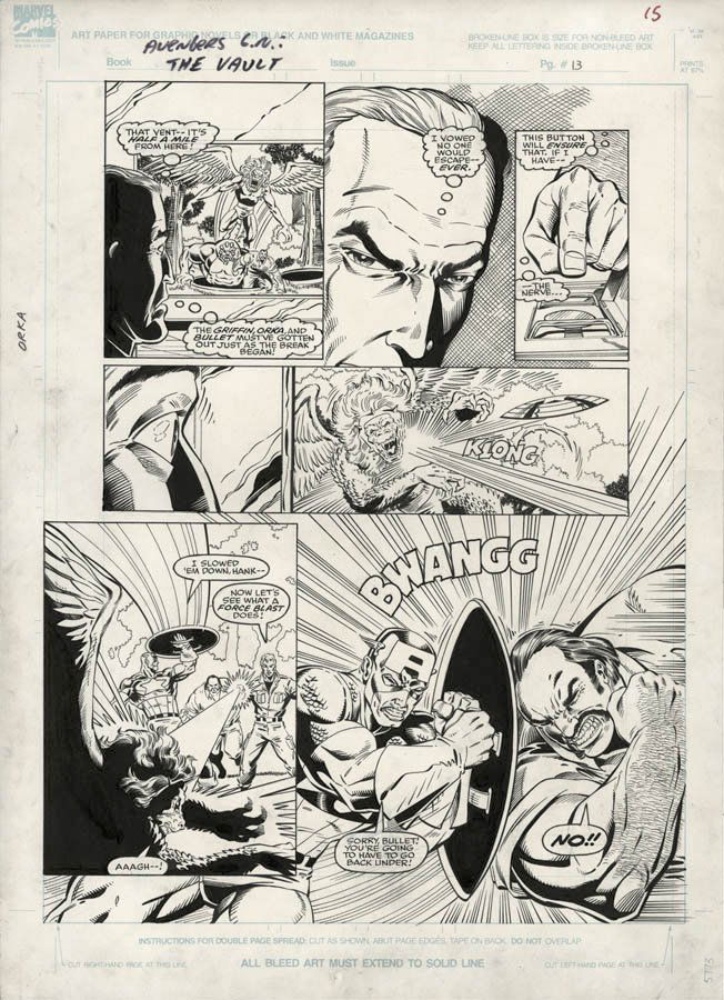 LIM, RON - Avengers GN The Vault #1 large pg 13 - Captain America, in ...