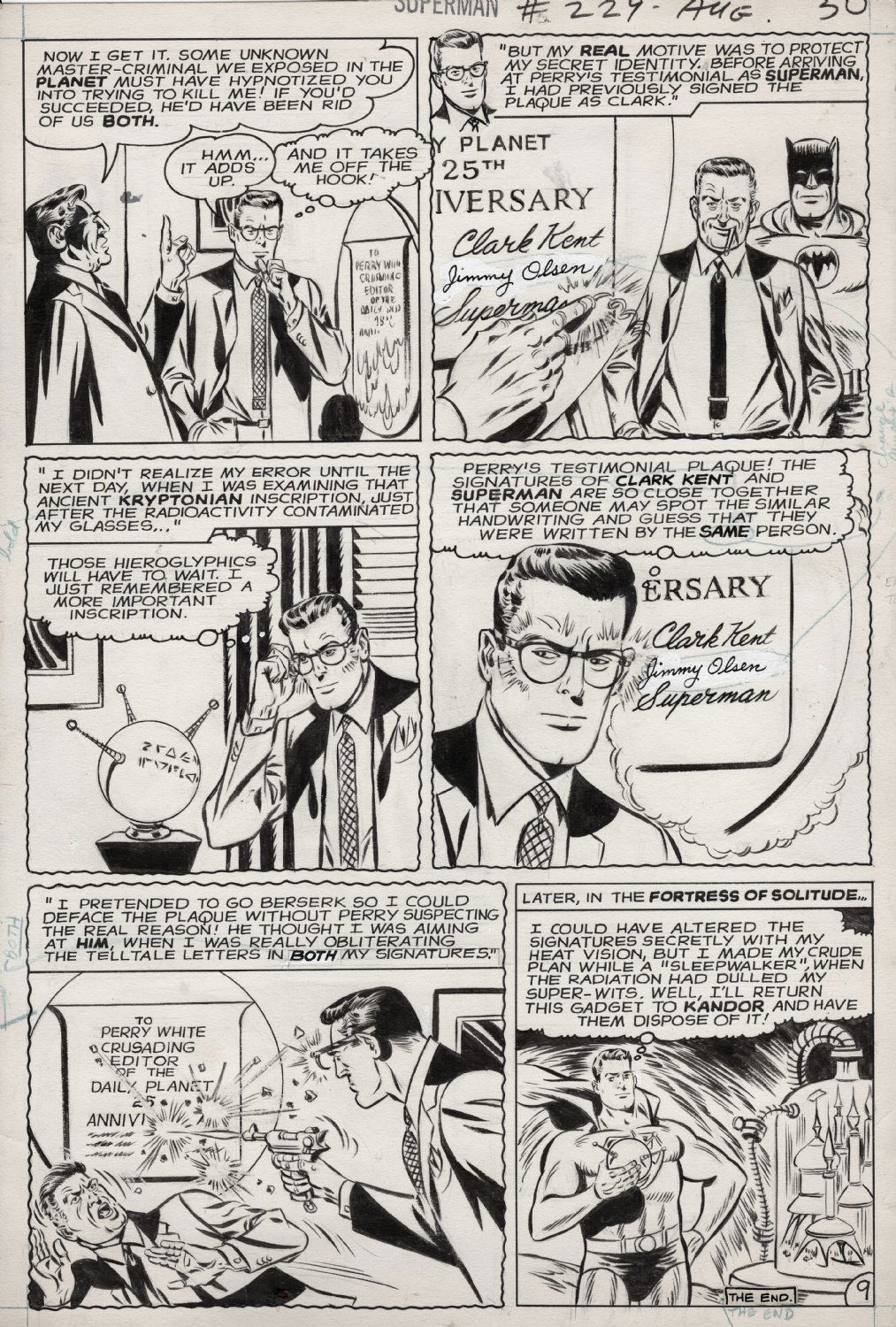 BORING, WAYNE - Superman (1939 1st series) #229 page 9, Superman, Clark ...