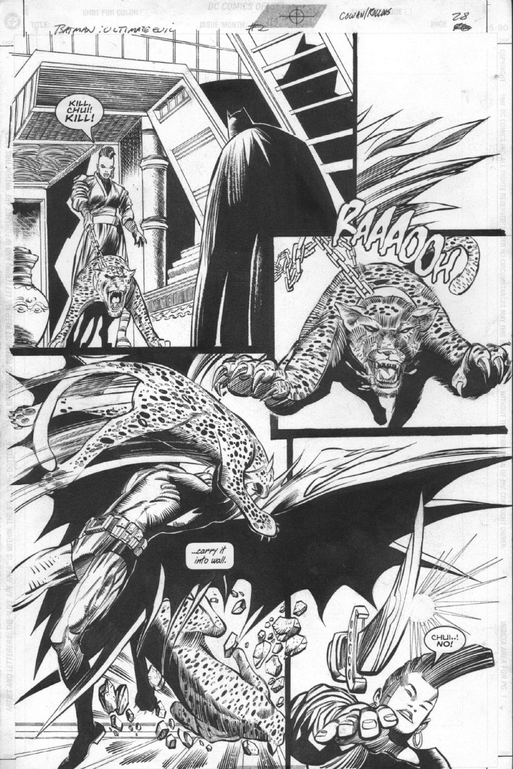 COWAN, DENYS - Batman Ultimate Evil #2 page, in Stephen Donnelly's COWAN,  DENYS - DC, Marvel art Comic Art Gallery Room