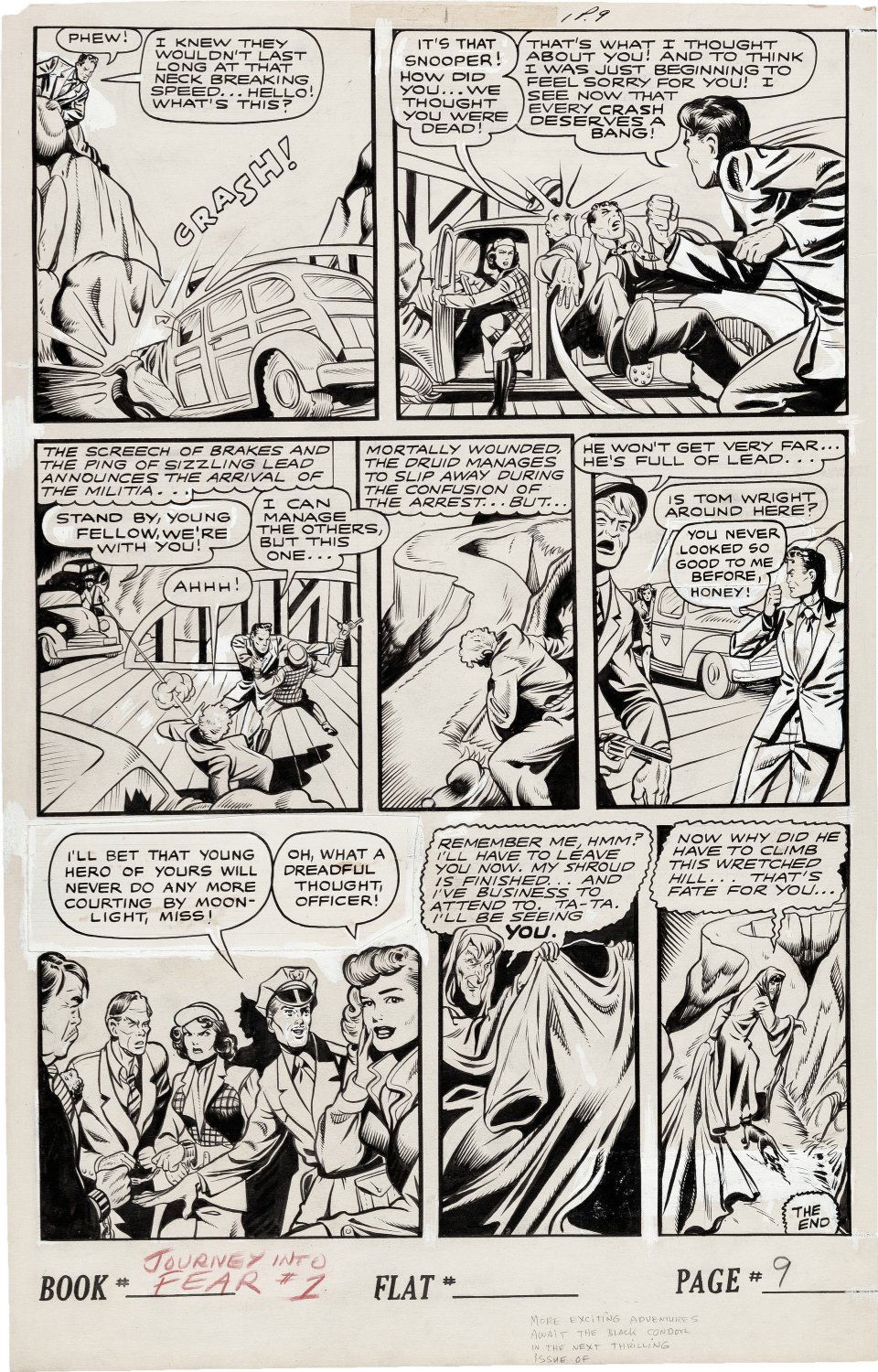 Baker, Matt P I - Black Condor (fox Comics, Iger Studio) 1947 Page With 