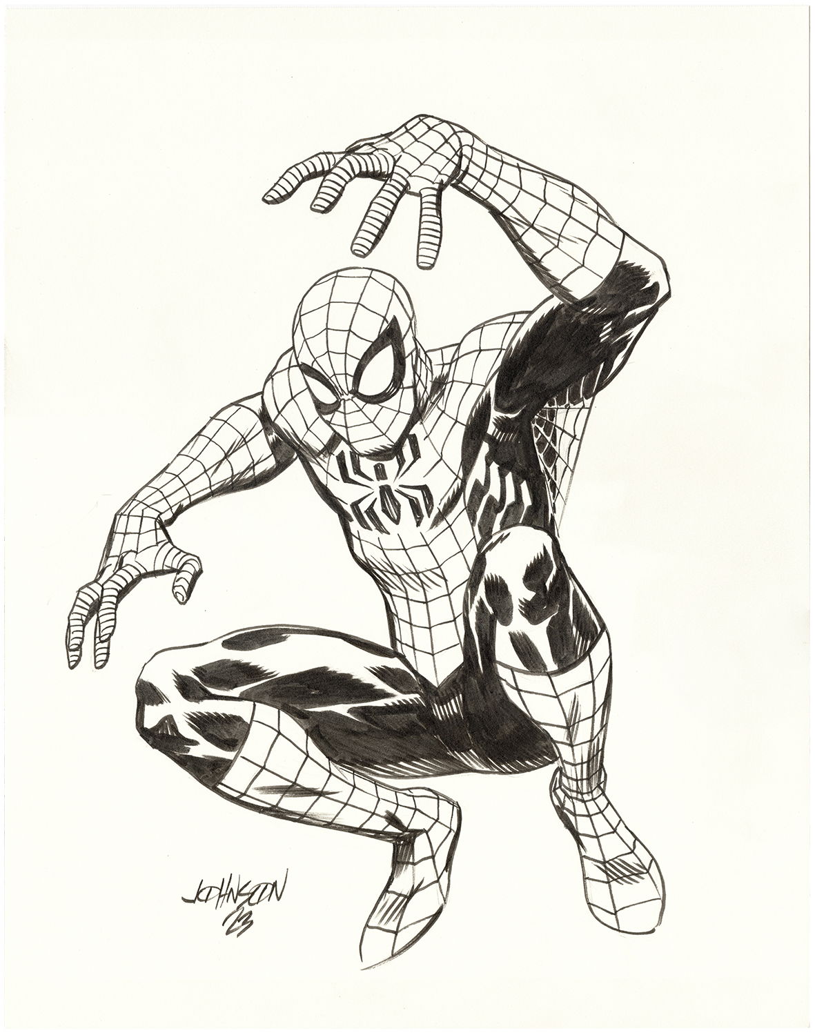 Dave Johnson Spider-man con sketch, in Ron Lim's 2023 Acquisitions ...