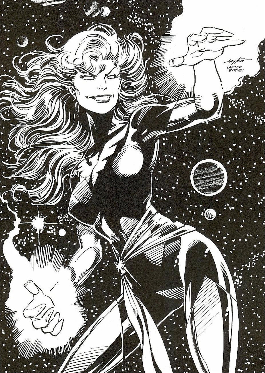 Dark Phoenix, in Hulk 213's Phoenix and Dark Phoenix Comic Art Gallery Room