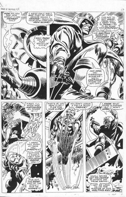 Tales of Suspense 89, pg. 13, in Dominic Milano's Gene Colan Comic Art