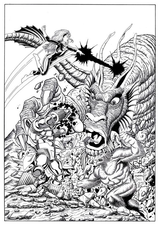 Download The Soviet Super Soldiers vs. Fin Fang Foom! - Inked, in ...