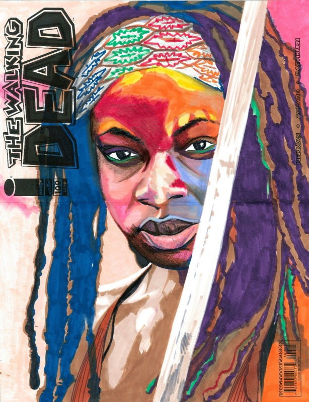 Michonne by Kyle Willis, in Damon Wright's A lot of Art from A lot of ...