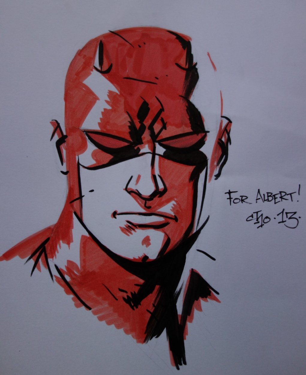 Daredevil by Michael Cho, in Damon Wright's A lot from the Spirit of ...
