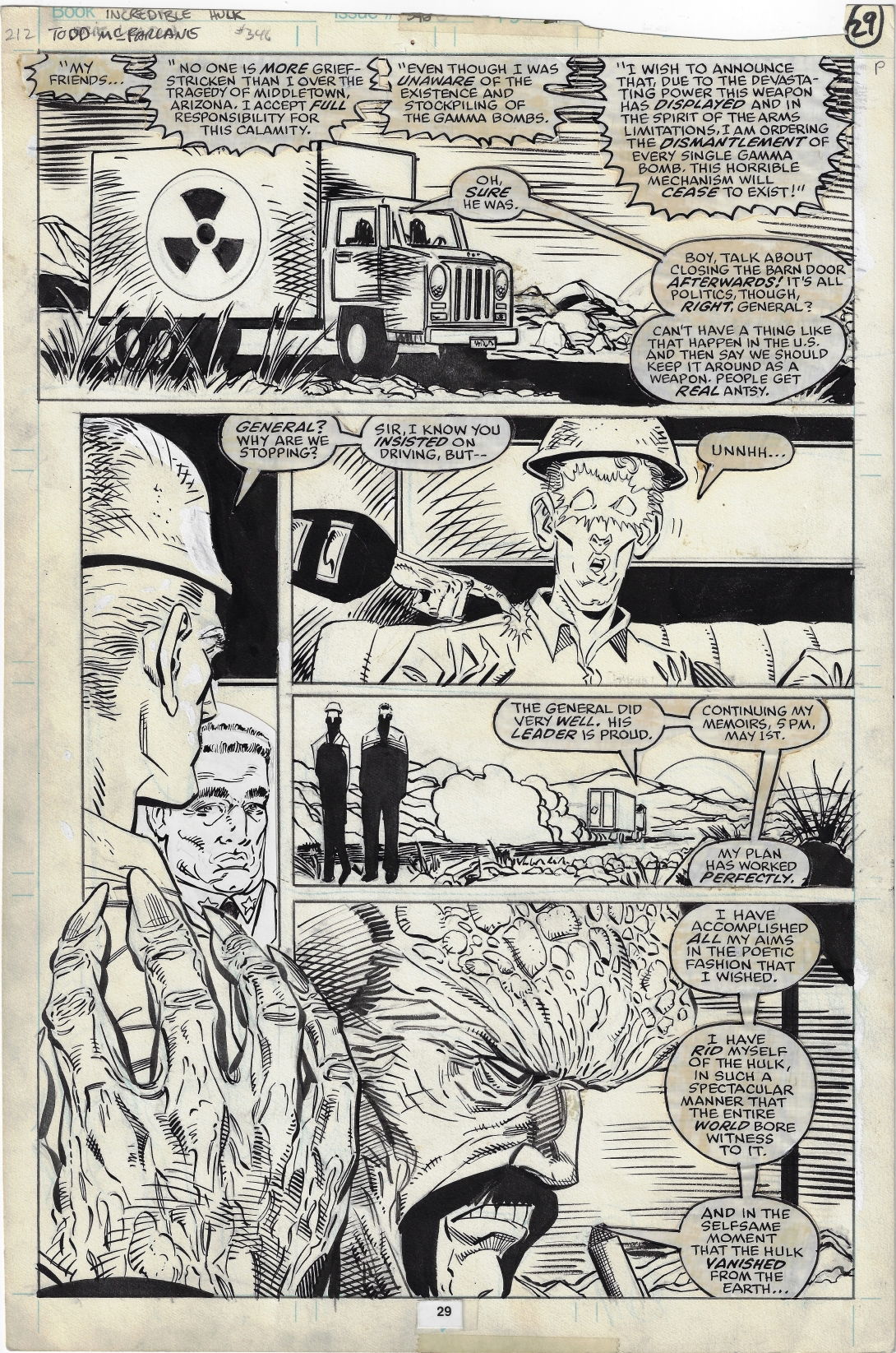 Incredible Hulk #346 page 29, in Ted Latner's Hulk Smash! Comic Art ...