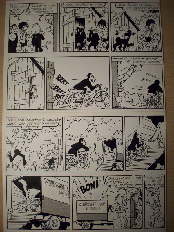 Jommeke - 020 - Apen in huis, in Tom Van Hoofstat's Nys, Jef Comic Art ...