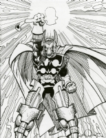 Walter Simonson The Mighty Thor Remarqued Artists Edition,Beta Ray Bill, Comic Art