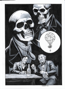 Mr. Jenks and Mr Dean from Hellboy in Hell, Witchfinder and Koshchei in Hell by Ben Stenbeck , Comic Art
