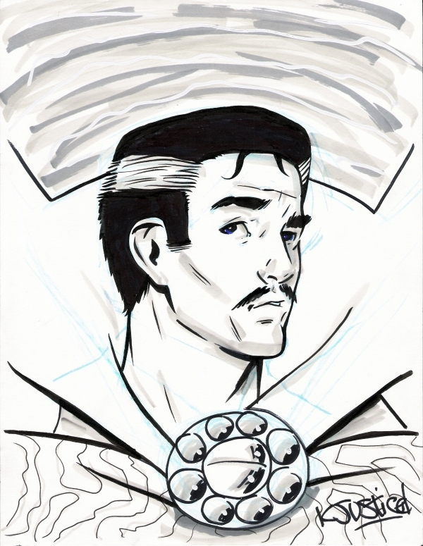Dr Strange by Kris Justice Comic Art