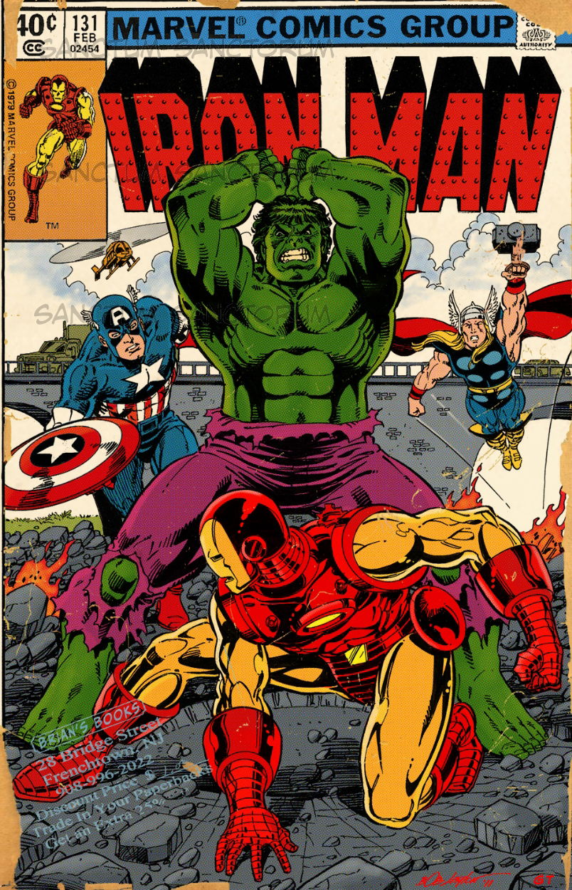 Iron Man #131 variant recreation by Bob Layton, in Gerry Turnbull's my ...