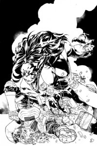 Paulo Siqueira - Voodoo #8 cover Comic Art