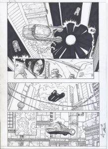 Albert Moy : Original Comic Art - Spirit by Mark Texeira