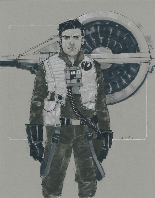 Poe Dameron (Star Wars) by Phil Noto, in Louis Lopez's Main Gallery ...