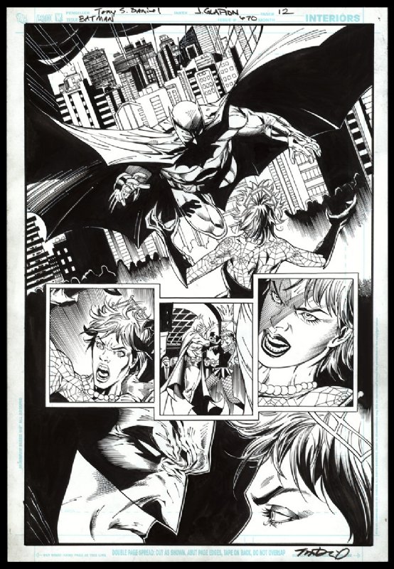 batman #670, page 12, in Peter Mrozek's Tony Daniel Comic Art Gallery Room