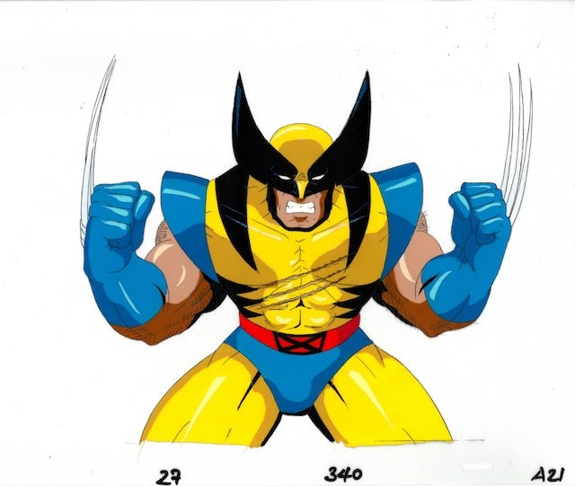 Wolverine Cel, Claws Ready! - X-men The Animated Series, in Tommy S's X-men  The Animated Series Animation Art Comic Art Gallery Room