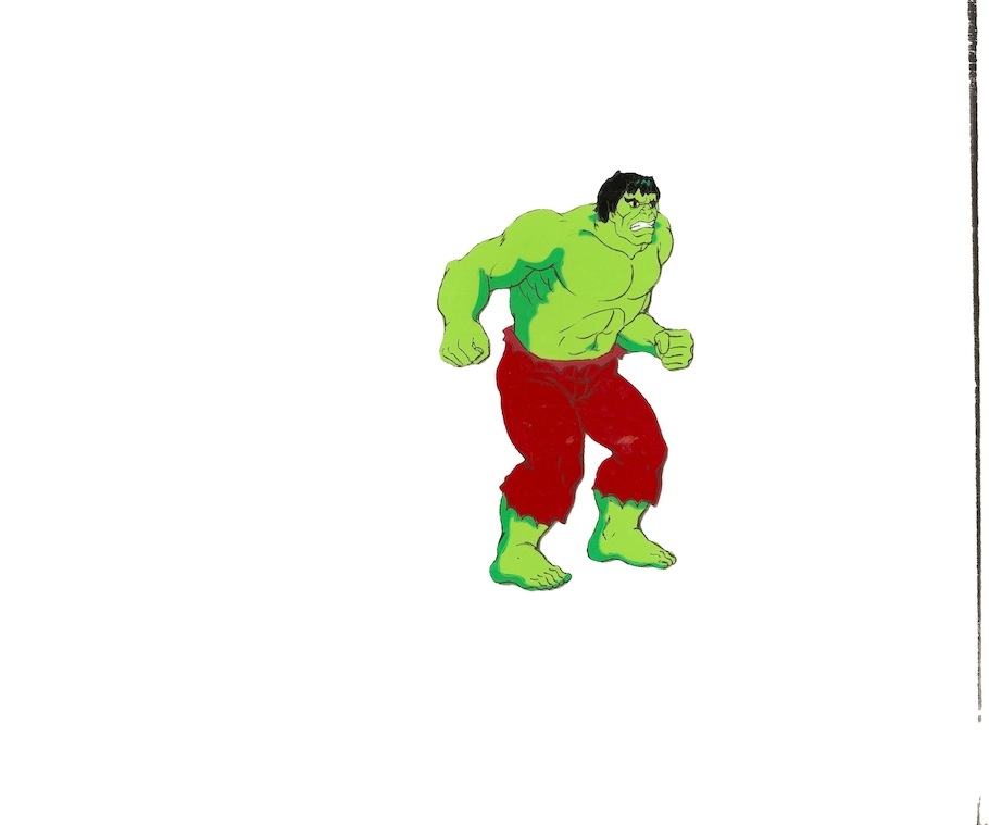 1980's Incredible Hulk cel - Enter She-Hulk, in Tommy S's The Incredible  Hulk (1982) Animation Art Comic Art Gallery Room