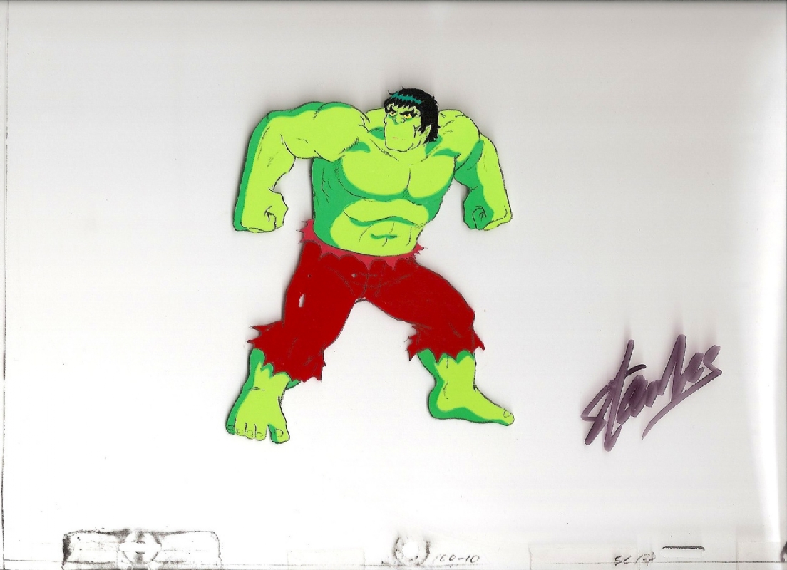 1980's Incredible Hulk cel - Punks on Wheels, in Tommy S's The Incredible  Hulk (1982) Animation Art Comic Art Gallery Room