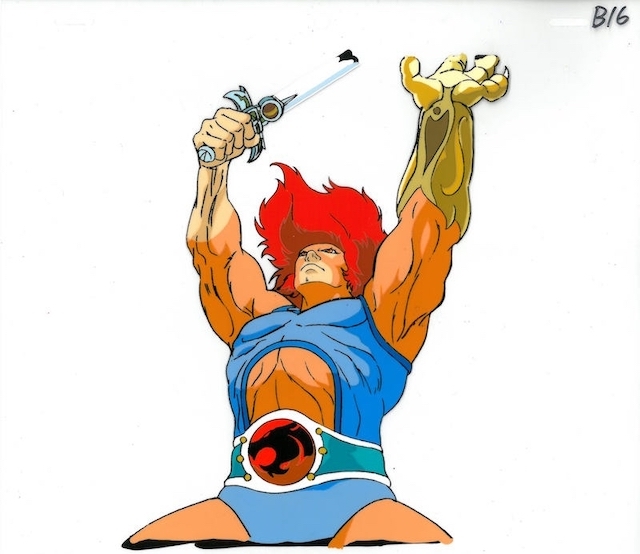 Thundercats Animation Cel - Lion-O Opening Sequence - Eye of Thundera, in  Tommy S's Thundercats Animation Art Comic Art Gallery Room