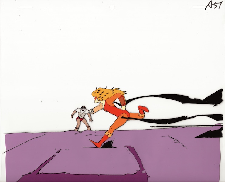 Thundercats Opening Animation Sequence - Cheetara Cel with Speed Effects,  in Tommy S's Thundercats Animation Art Comic Art Gallery Room