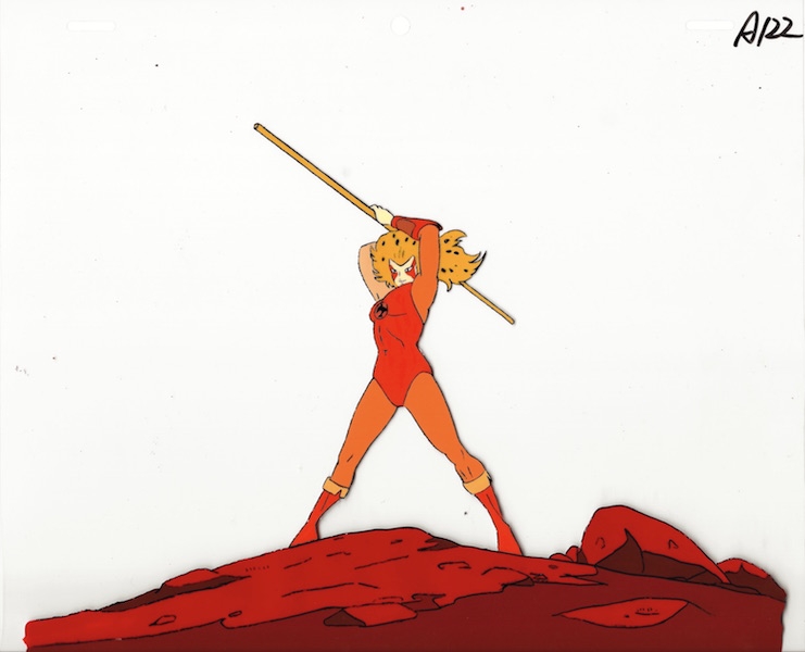 Thundercats Animation Cel - Opening Sequence - Cheetara and her staff, in  Tommy S's Thundercats Animation Art Comic Art Gallery Room