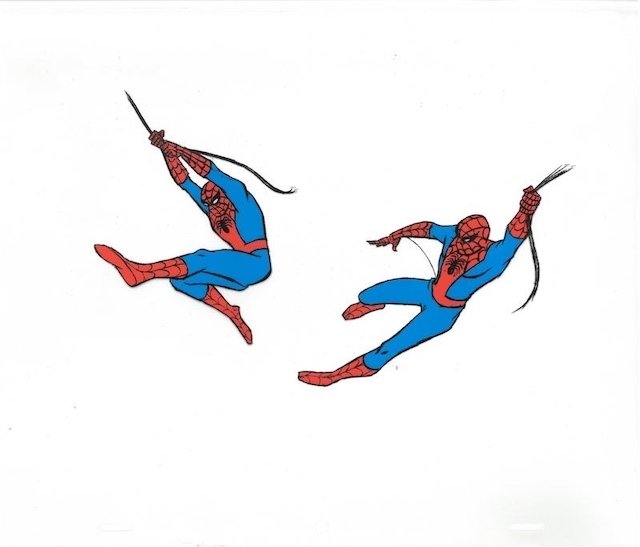 1967 Spider-man Animation Model Cel, in Tommy S's Spider-man 1967 Series  Animation Art Comic Art Gallery Room