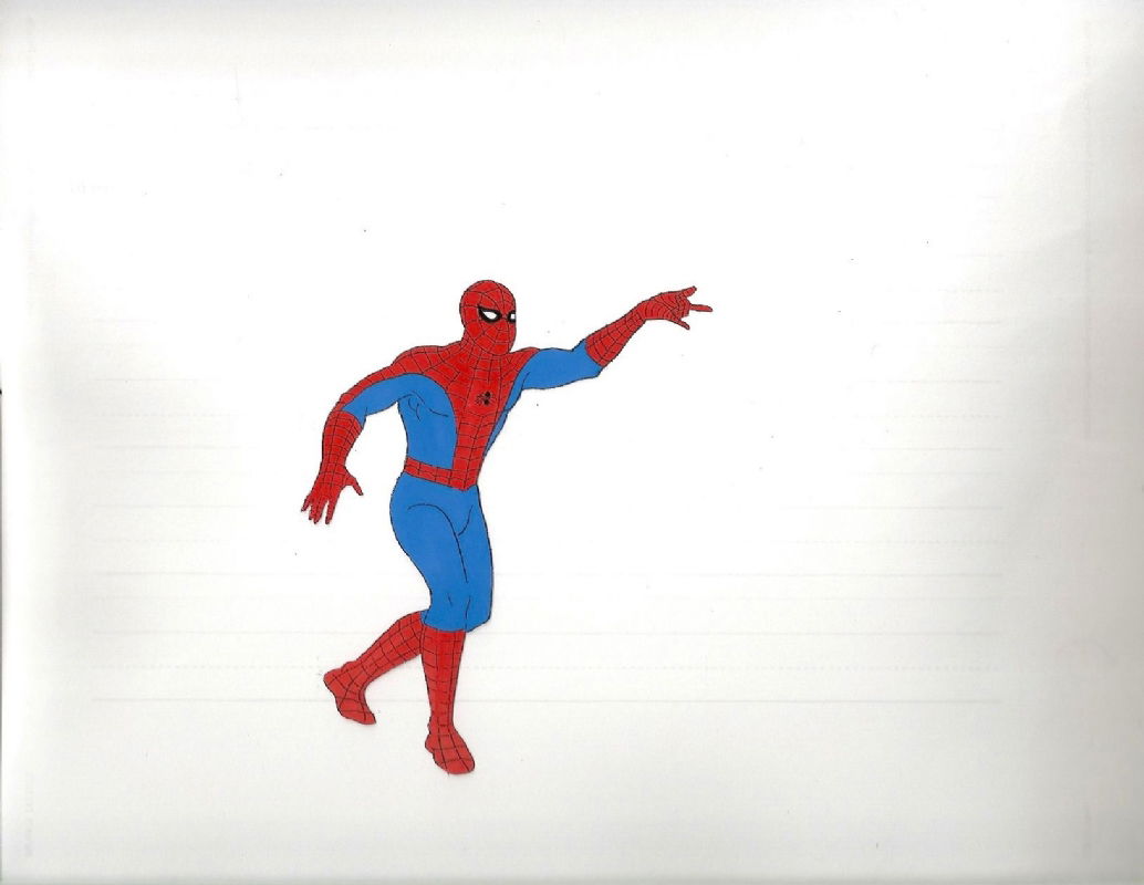 Spider-man and his Amazing Friends Cel - The Origin of Iceman & Videoman!,  in Tommy S's Spider-man and His Amazing Friends Animation Art - S2 Comic  Art Gallery Room