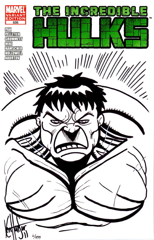 Incredible Hulks #635 - remarked Hulk - Ken Haeser, in Thomas Suhling's ...