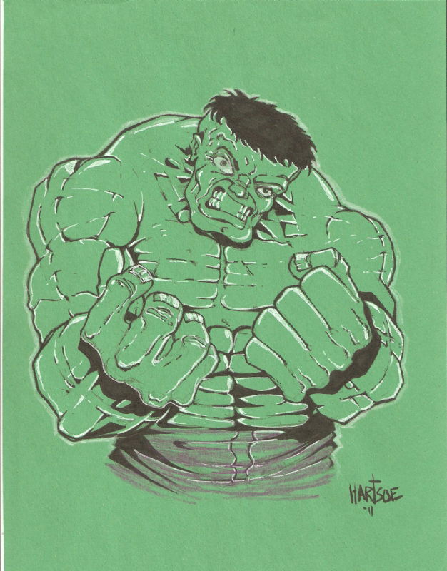 Hulk - Everette Hartsoe, in Thomas Suhling's Various Hulk Art Comic Art ...