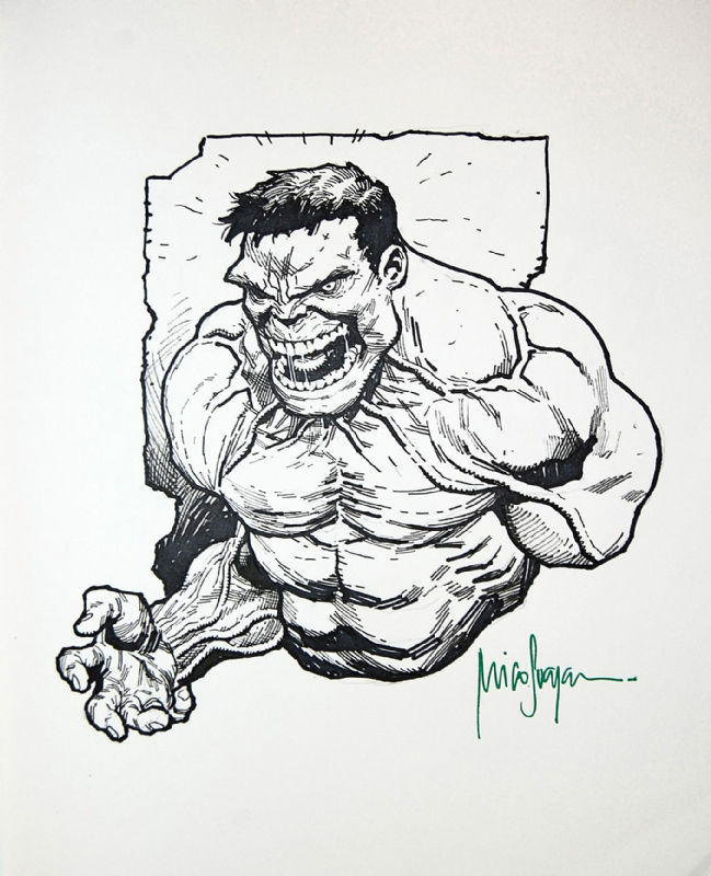 Hulk - Mico Suayan, in Thomas Suhling's Hulk Sketchbook - Volume VII ...