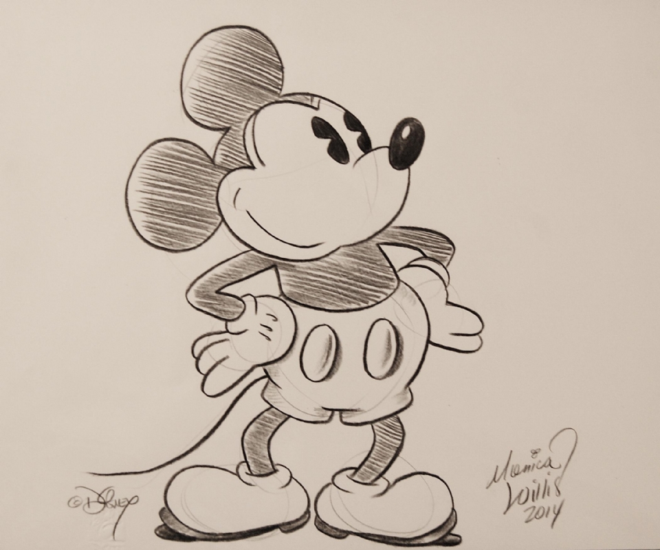 WHOA! A Mickey Mouse Fantasia Sorcerer's Apprentice Model Drawing Fetched  (Scroll Down to See) - The Hot Bid