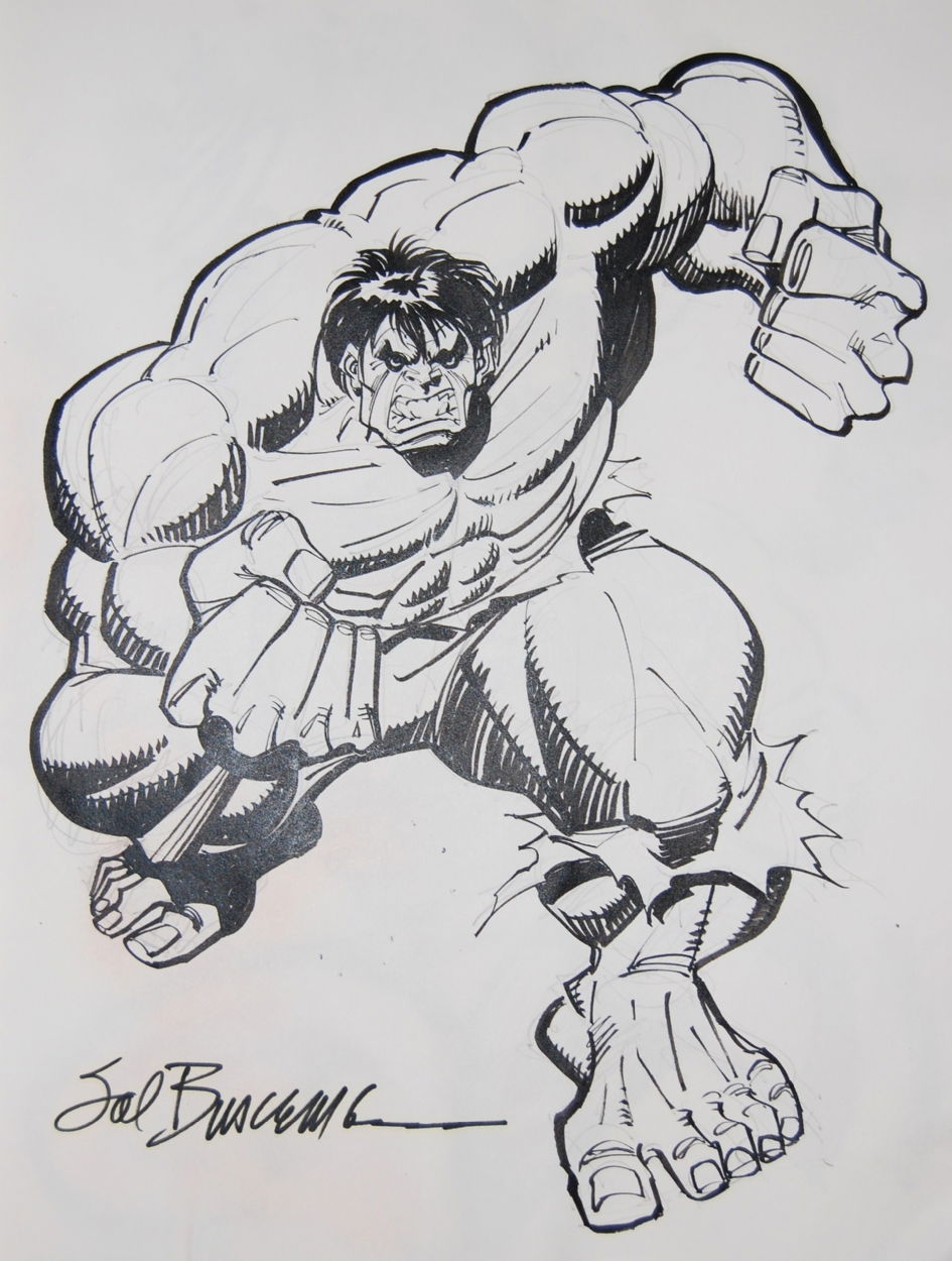 Hulk - Sal Buscema, In Thomas Suhling's Hulk Sketchbook - Volume I ...