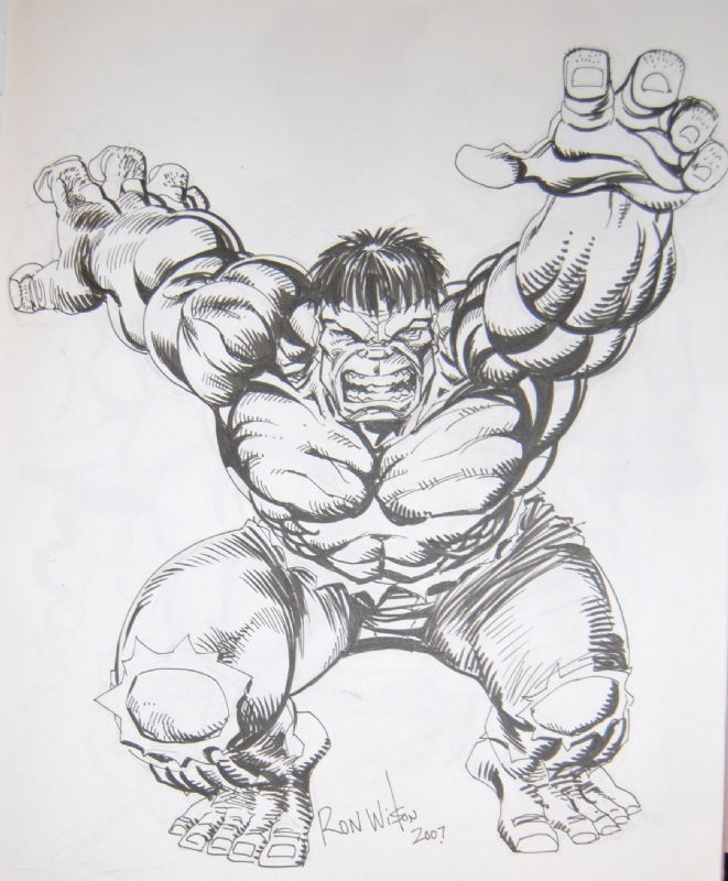 Hulk - Ron Wilson, in Thomas Suhling's Hulk Sketchbook - Volume III ...