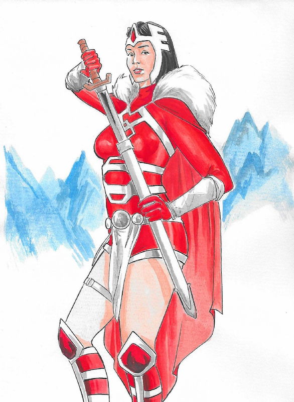 Lady Sif - Jonas Victor, in Thomas Suhling's Various Comic Character ...